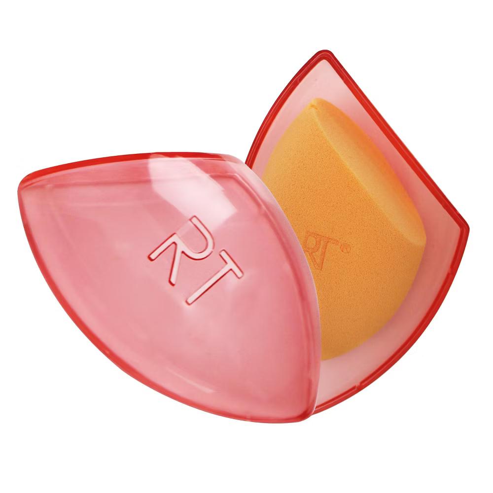 Real Techniques Miracle Complexion Makeup Sponge Travel Case: Contouring, Cheekbones, Multipurpose, 2-Piece Set - Image 2