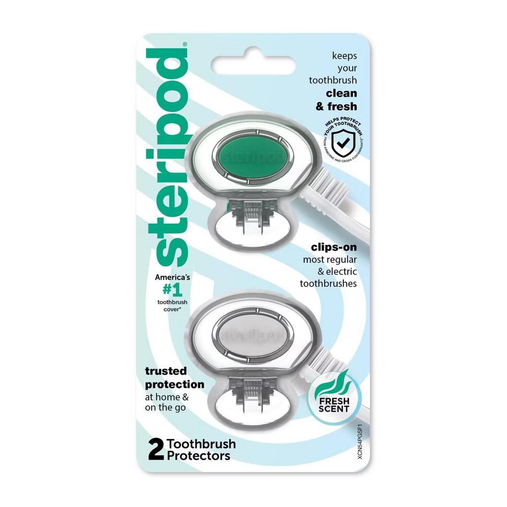 Steripod Toothbrush Protec Cover - Trial Size - 2ct - Image 4