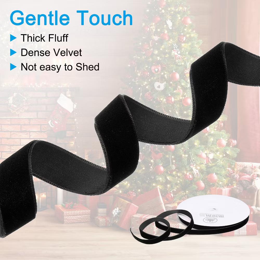 Polyester Decorations Single Face Spool Ribbon for Gift Wrapping Flower - Image 4