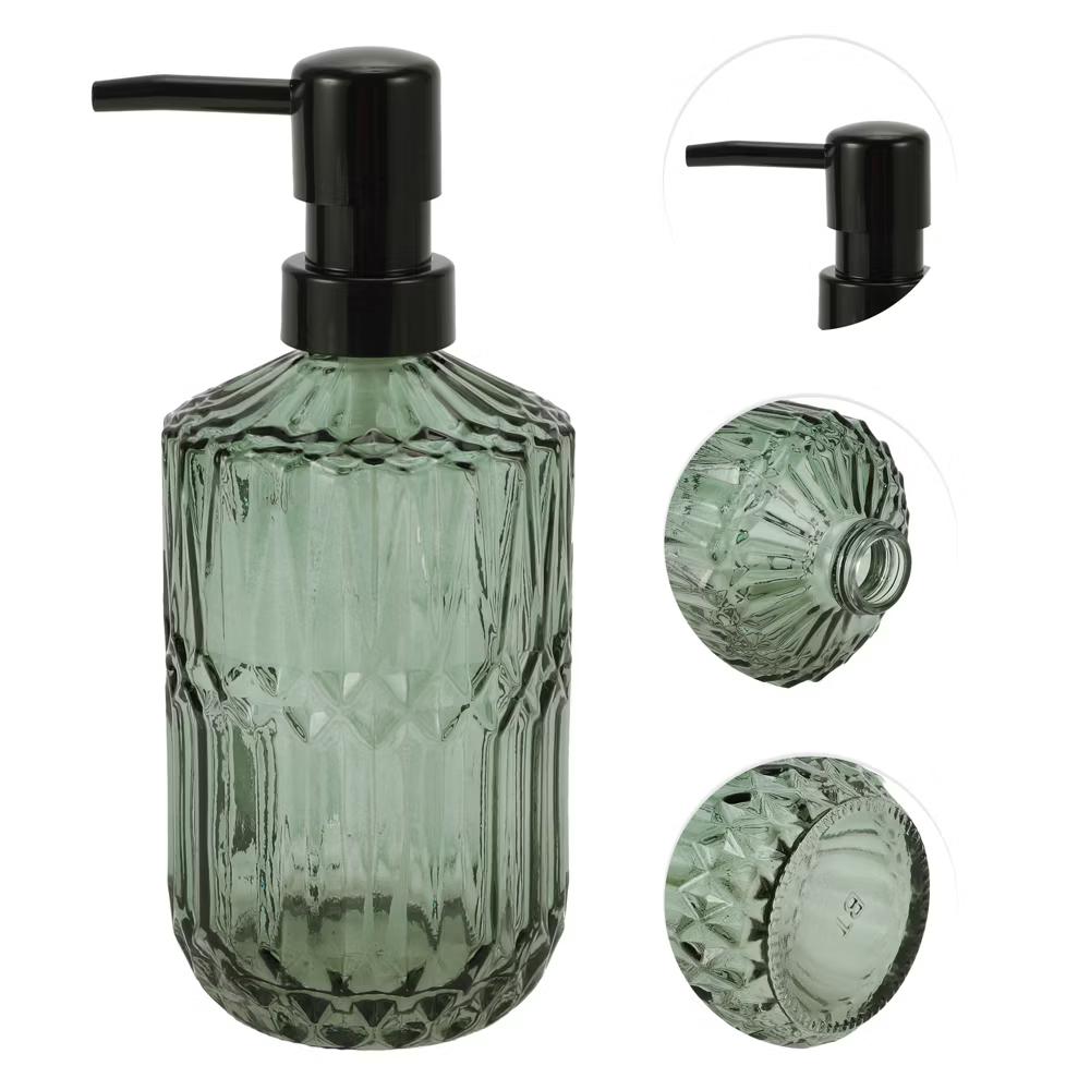 Classic Cylindrical Soap Pump Dispenser 450ml 1 Pc - Image 17