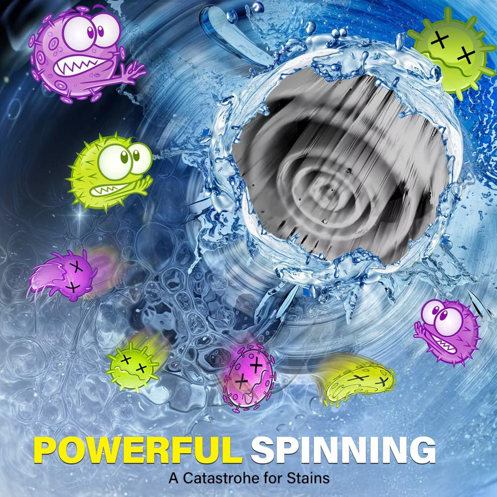 Scrubtastic Pro Spin Scrubber Electric Scrubber Rechargeable Power Scrubber Shower Tile Floor Grout Cleaner with LED Display - Image 7