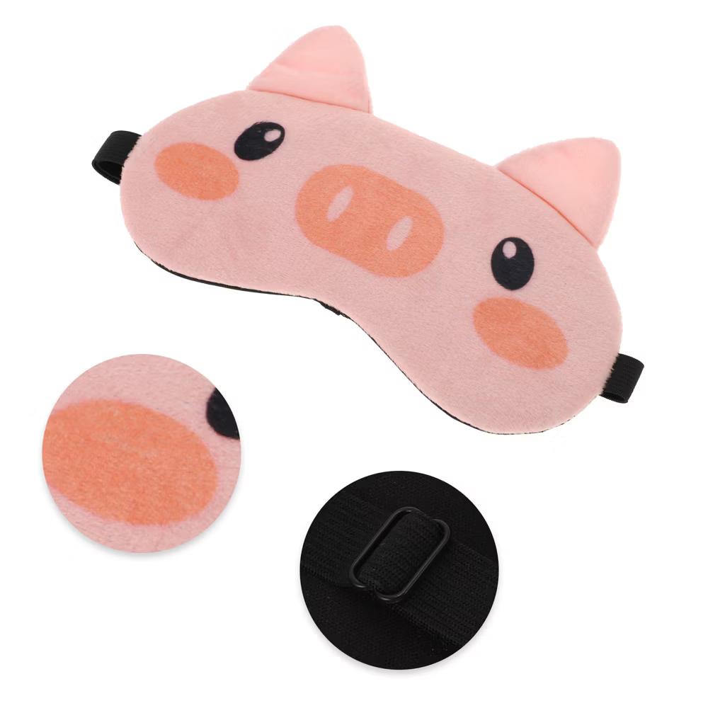 Soft Shy Pig Eyes Sleep Mask Pink 1 Pc - Image 3