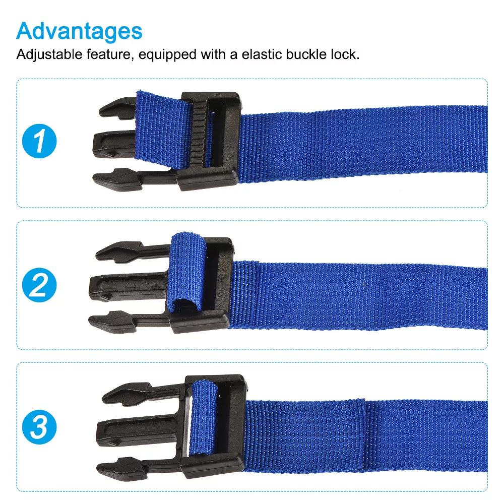 Travel Packing Adjustable Utility Strap with Buckle 2 Pcs - Image 4