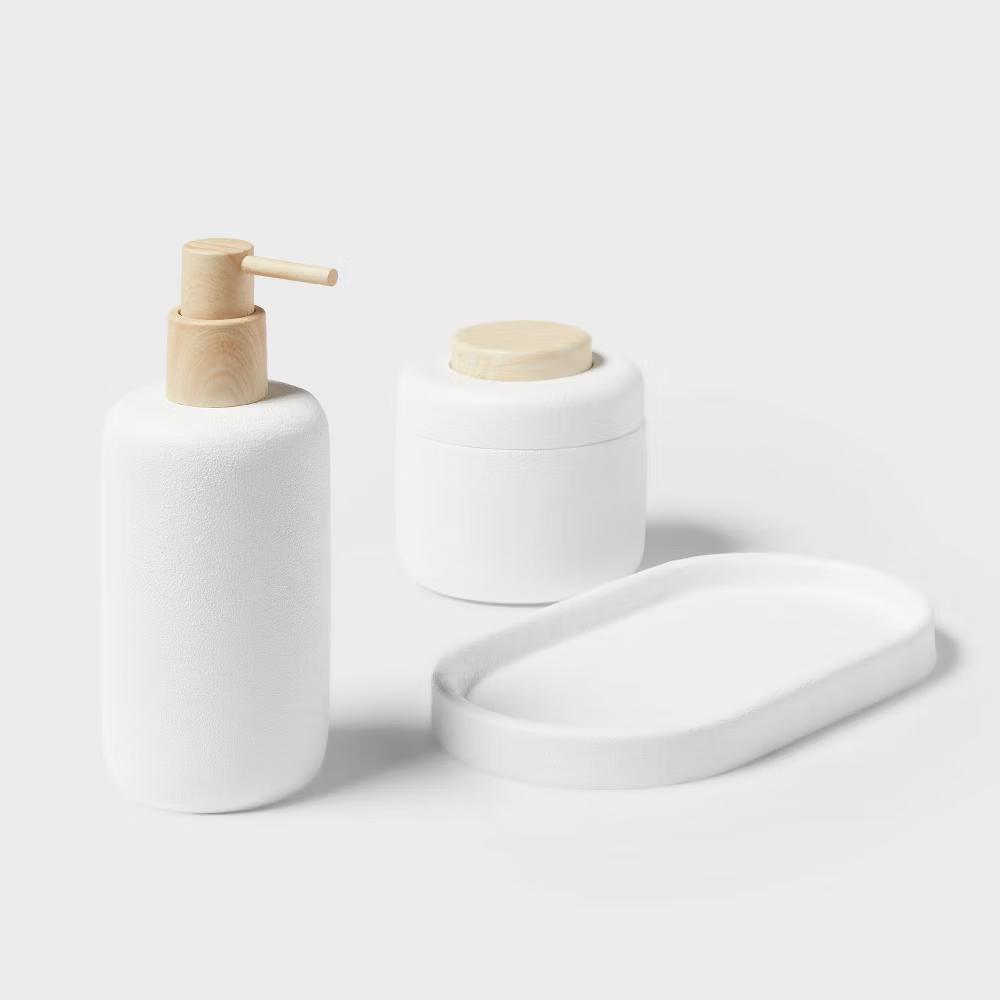 Modern Resin Soap pump Wood Top - Image 4