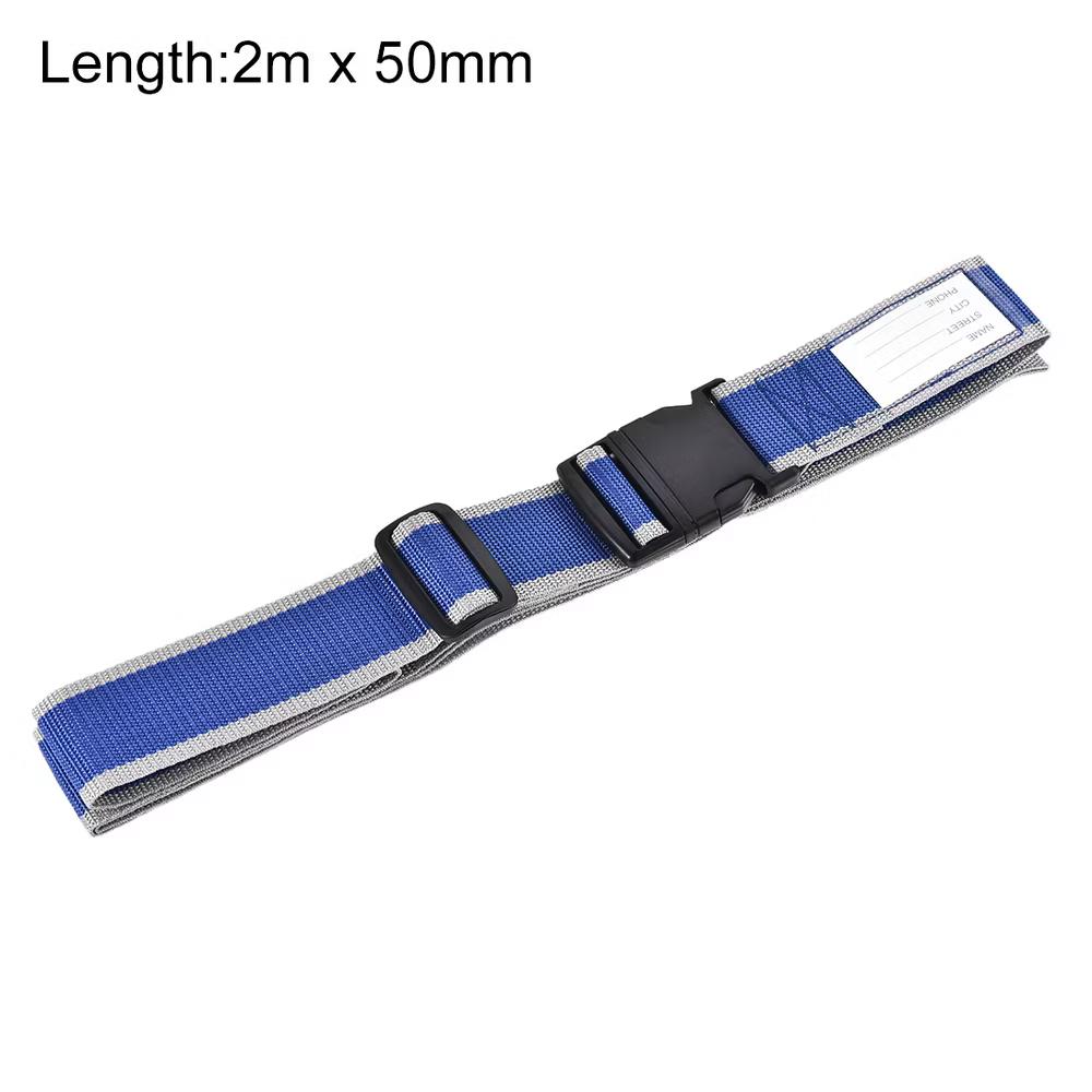 Travel Outdoor Luggage Adjustable Buckle Belt Utility Strap 2 Pcs - Image 5