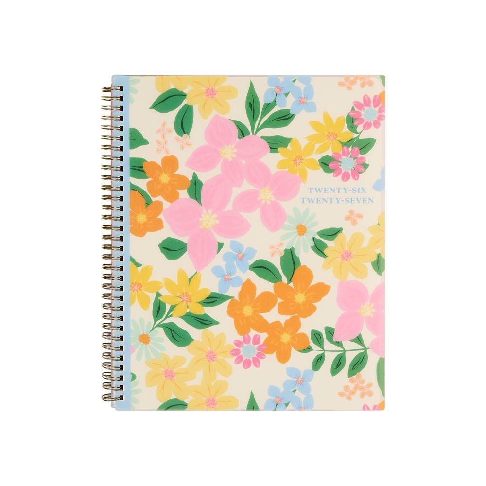 Happy Brands 2026-2027 9.375"x11.875" Organized Ditzy Garden Big 12 Months Twin Loop Dated Teacher Planner - Image 21