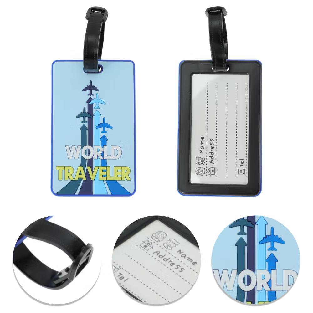 WORLD Pattern Luggage Tag 1 Pc - Image 5