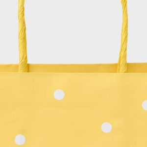 Polka Dot Gift Bag Yellow/White