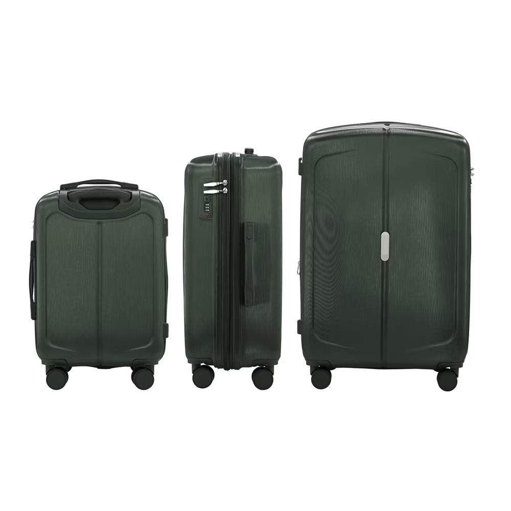 3 Piece Hardshell Luggage Set with Built-in Lock, Expandable Lightweight ABS Suitcases with Spinner Wheels (20/24/28 Inch) - Image 9