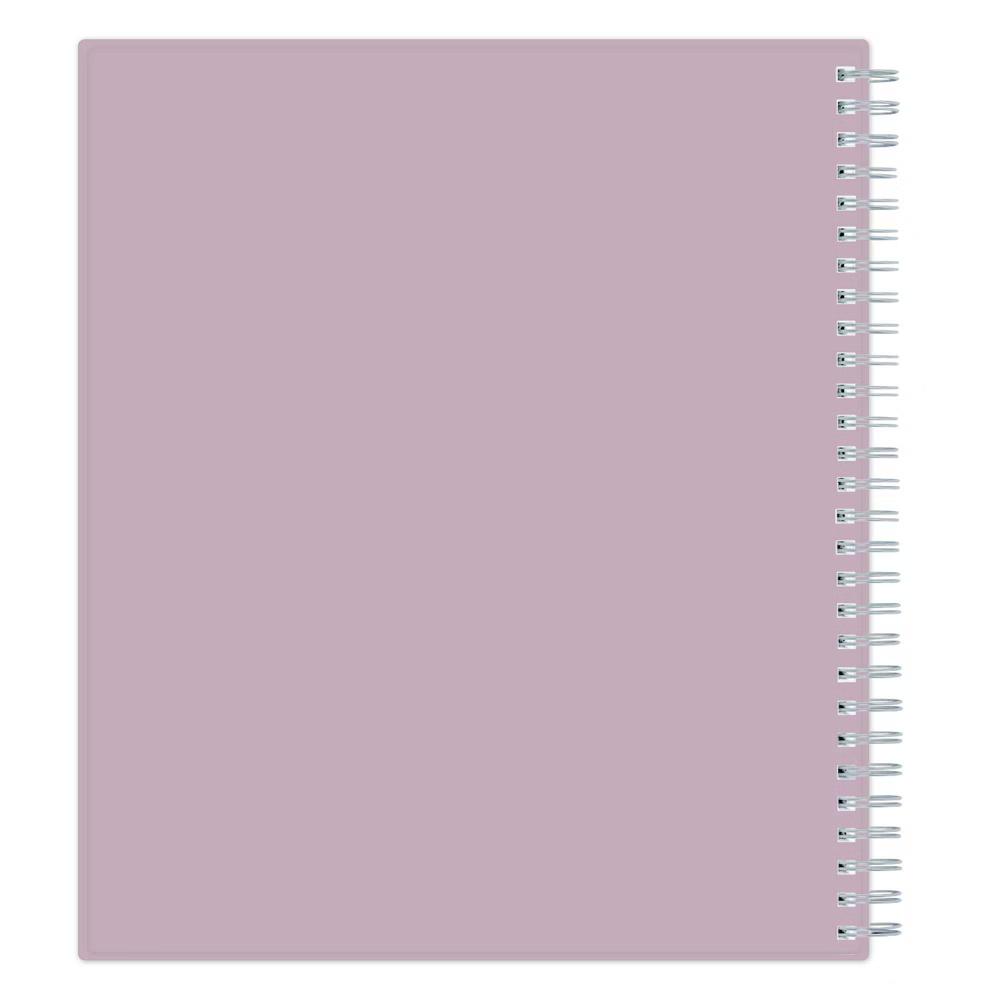 Day Designer 8"x10" 2026-2027 Weekly/Monthly Lila Planner Sweet Daisy Lilac Smooth Frosted Wirebound - Image 3