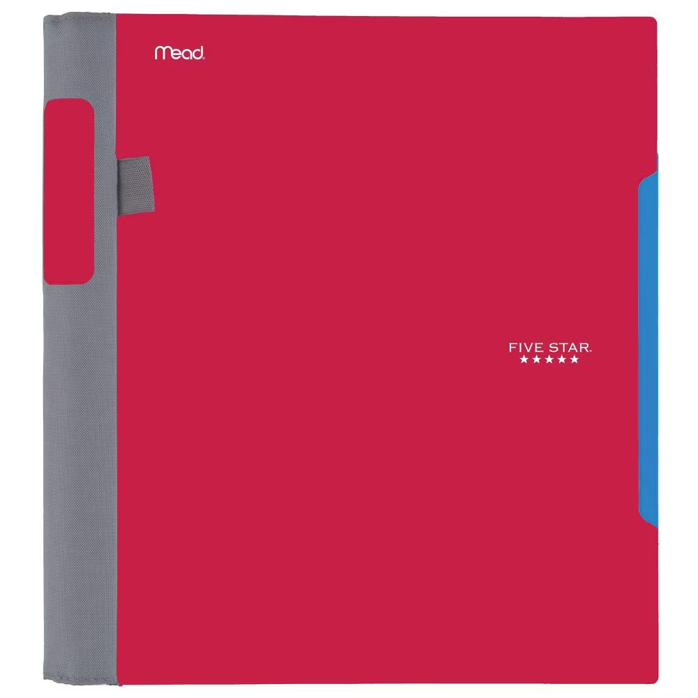 Five Star 1 Subject College Ruled Advance Spiral Notebook with Pocket Dividers (Colors May Vary): Lined Paper, 8.5x11, 100 Pages - Image 3