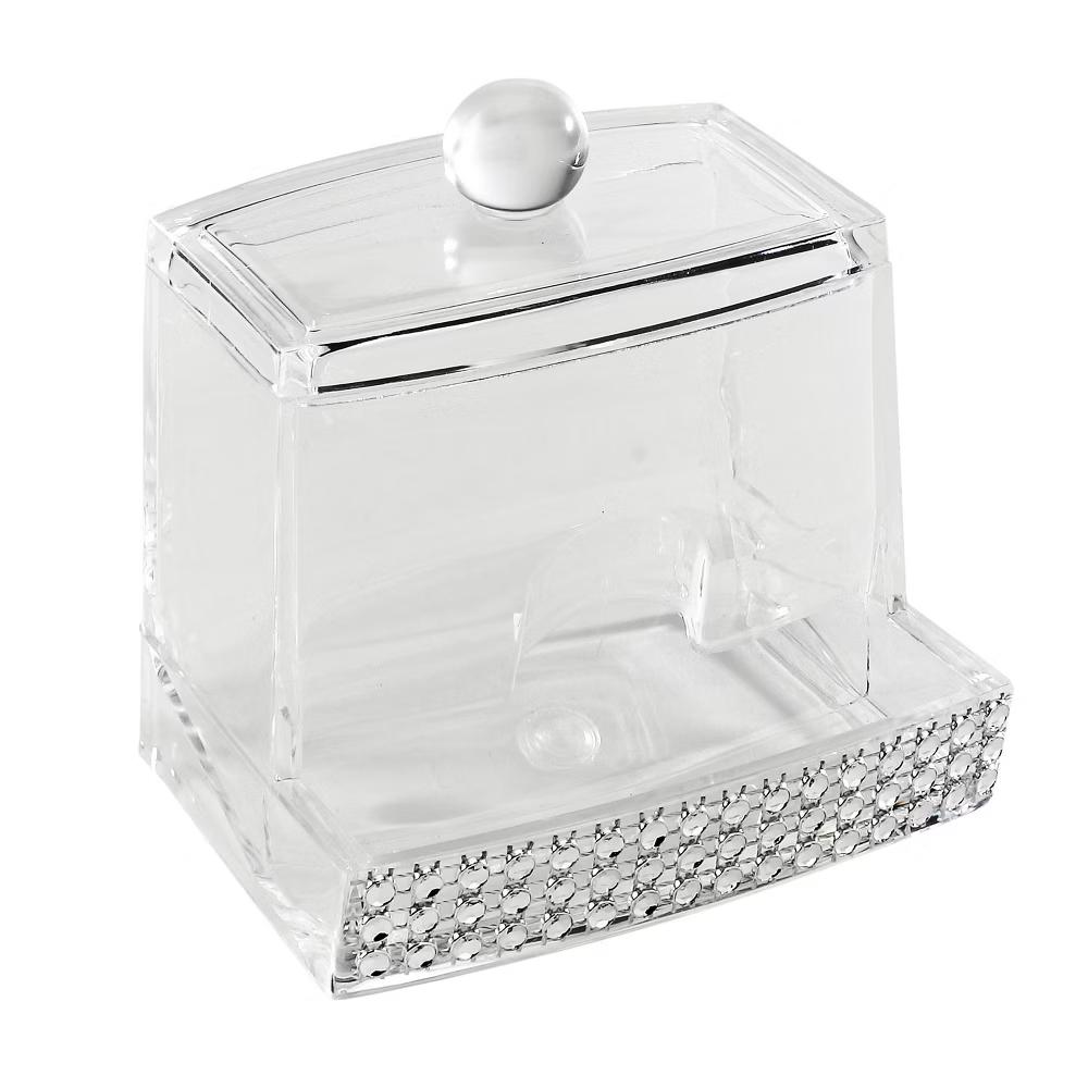 Bathroom Q-Tips Holder Chrome - Laura Ashley - Image 2