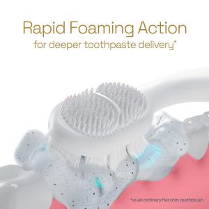 Total Active Prevention Foaming Clean Manual Toothbrush - Soft - White - 2ct