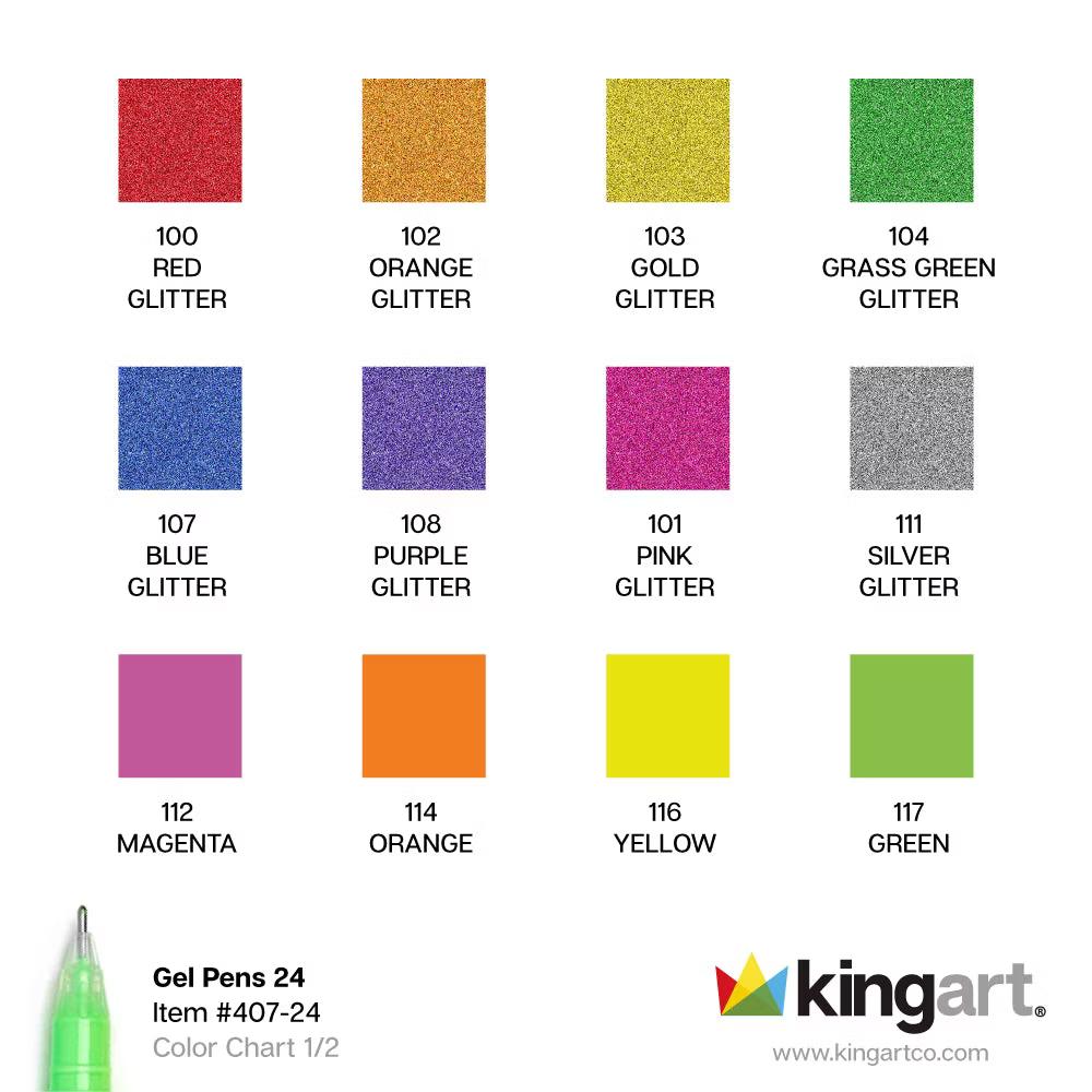 Gel Pens 24 Colors - Image 11