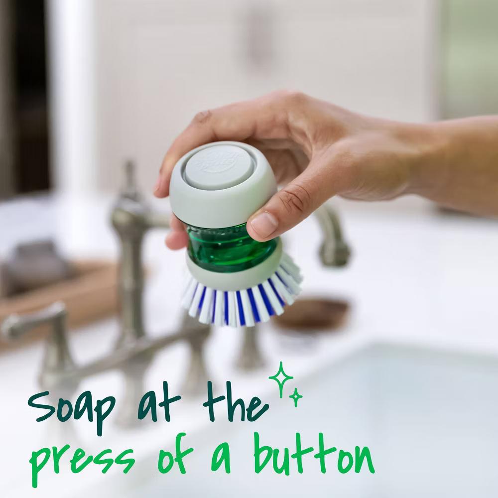 Odor Resist Soap Dispensing Palm Brush - Image 9