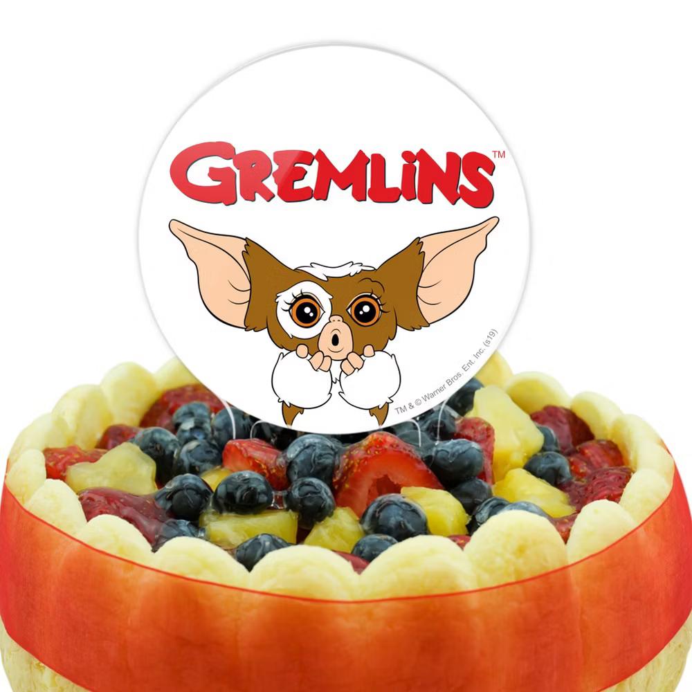 Gremlins Gizmo Logo Acrylic Cake Topper - Image 5