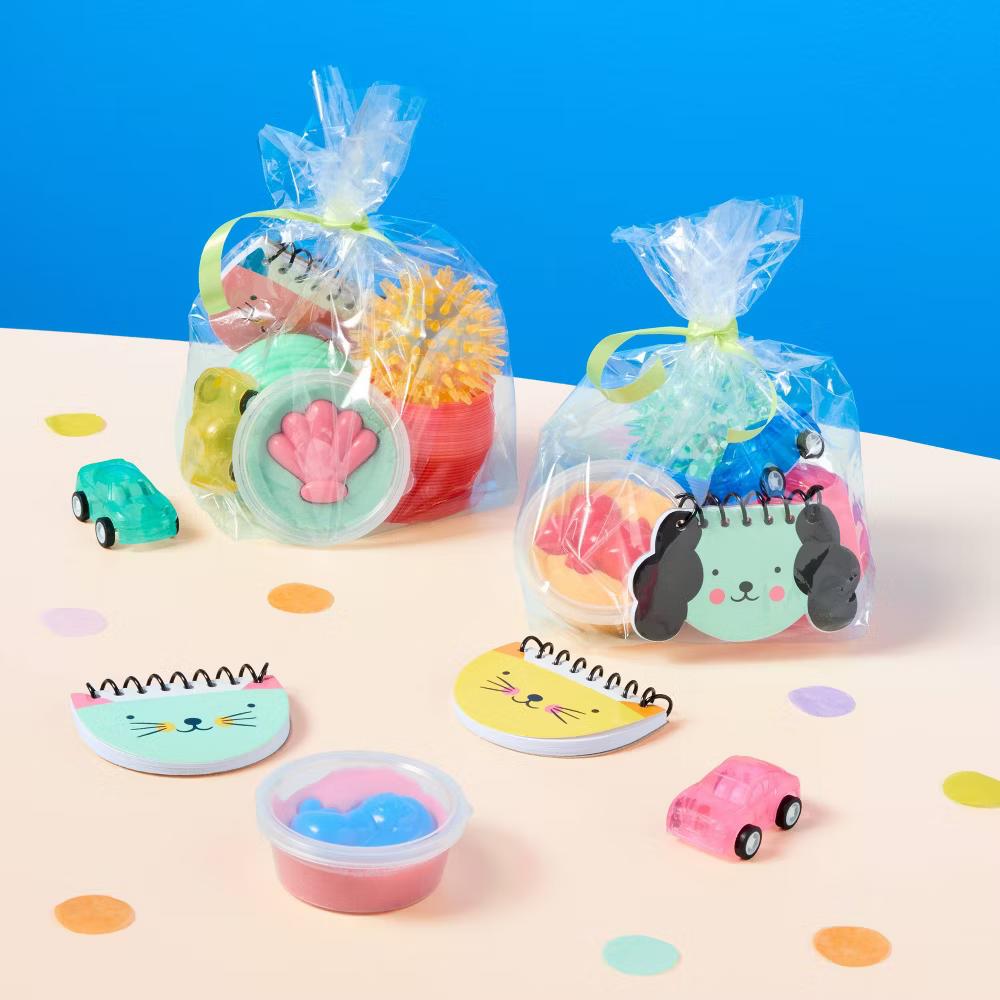 6ct Pull Back Toy Car - Multicolor Party Favor Toys for Kids, Easter Egg Fillers, Birthday Fun