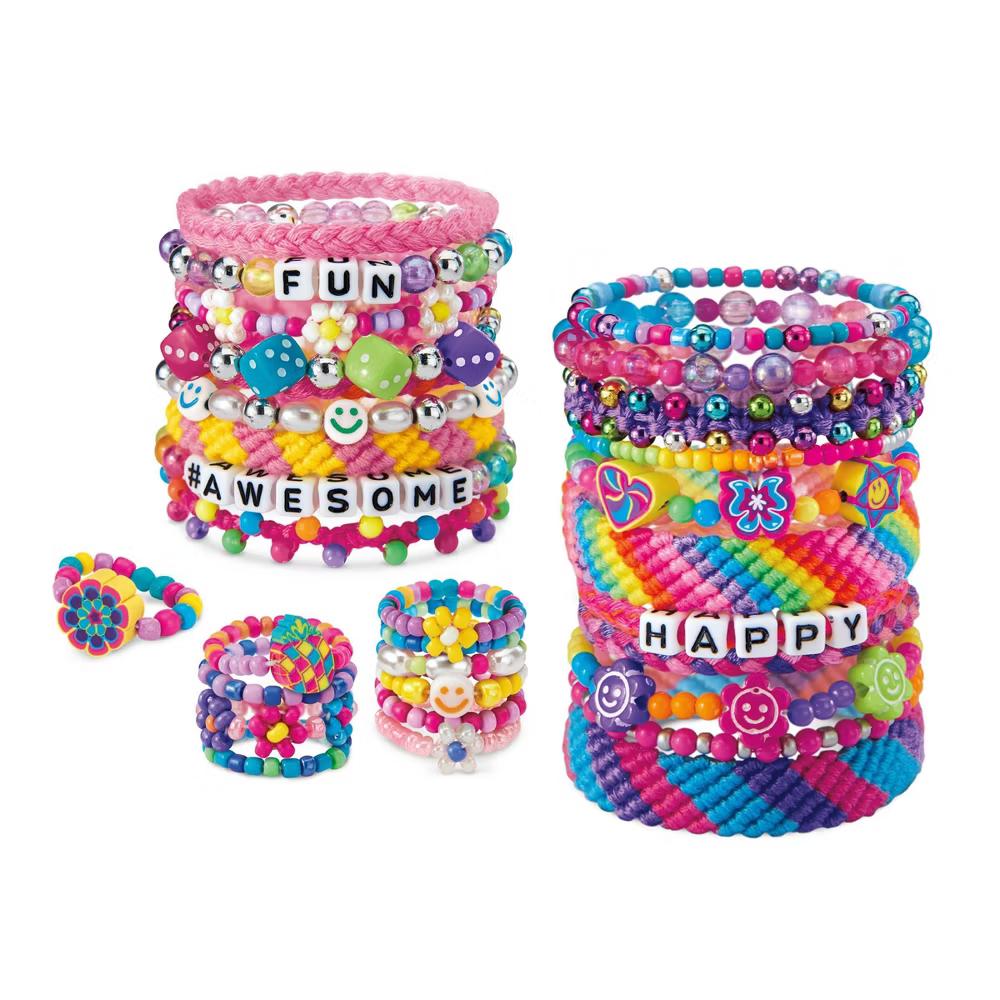 My Look A to Z Jewelry Kit: Creative Thinking Craft, Includes Beads & Elastic Cord - Image 3