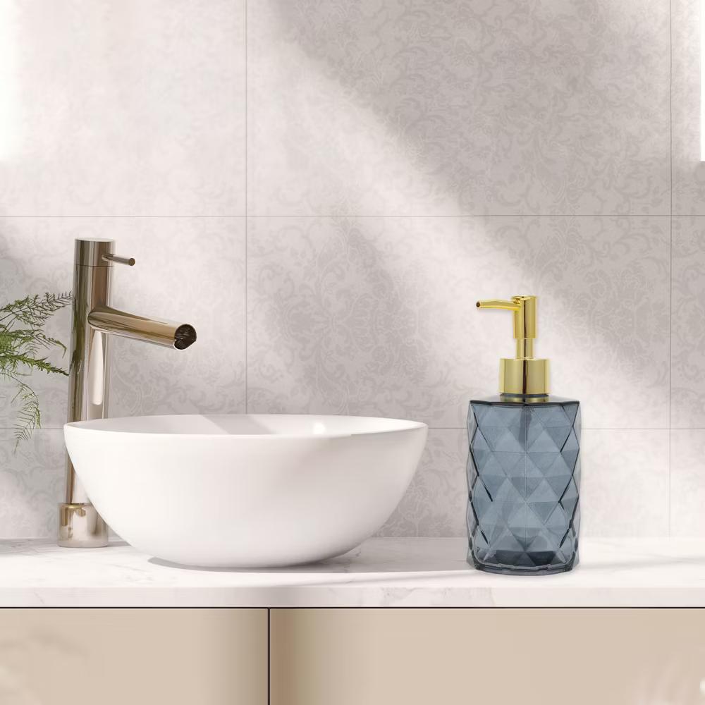 Reusable Diamond-shaped Soap Dispenser 11.16oz 1 Pc - Image 18