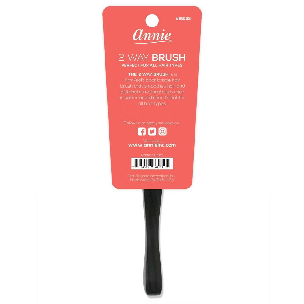 Annie International Easy Style Professional 2 Way Boar Bristle Hair Brush - Image 3