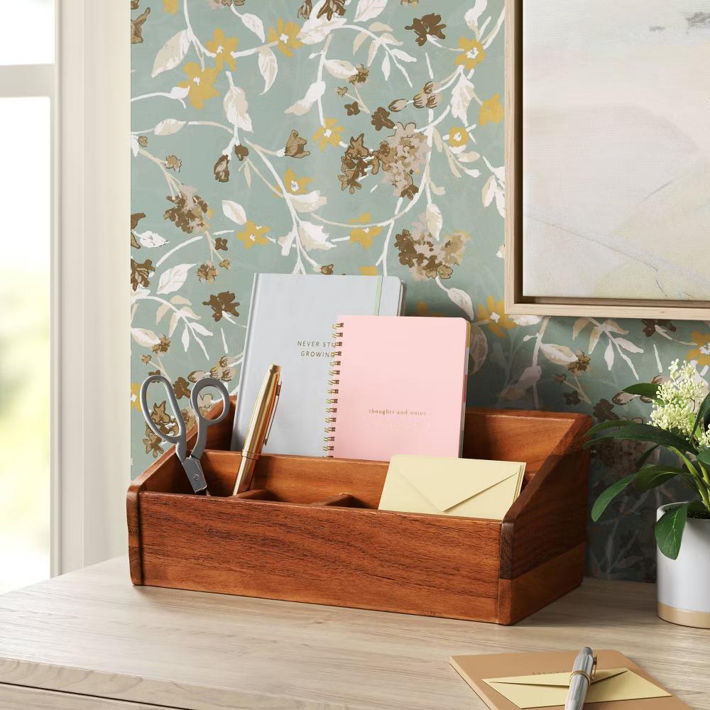 Wood Desktop Caddy - Image 3