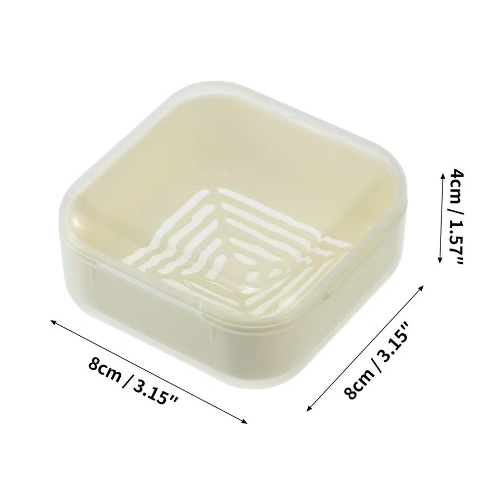Square Double-layer Drain Soap Dish 1 Pc - Image 5
