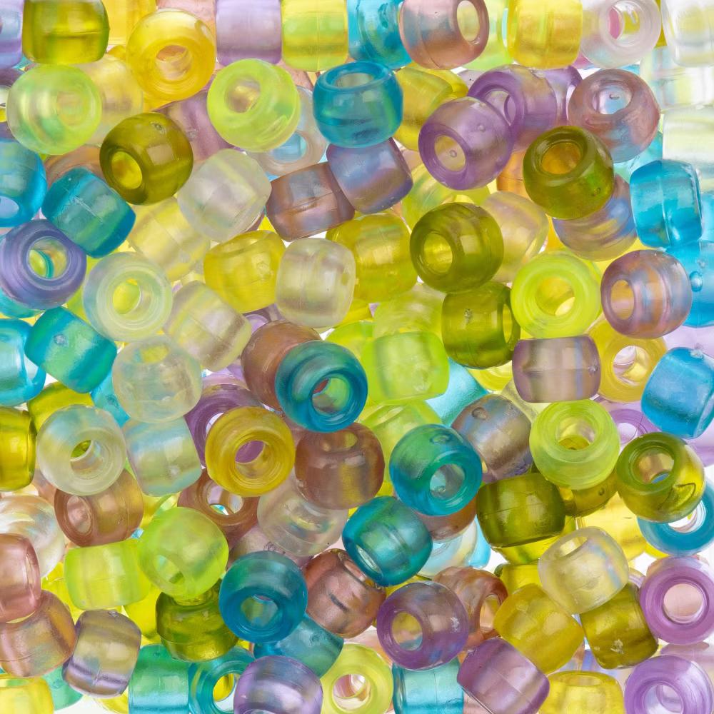 1000pcs 9mm Assorted Plastic Barrel Pony Beads for Jewelry Making Bracelets Necklaces DIY, Kandi Beads Bulk Crafting Beads - Image 23