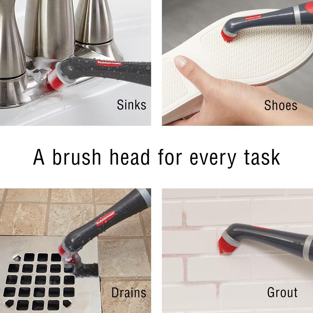 Power Scrubber with 1 All-Purpose Scrubbing Head and 1 Grout Scrubbing Head - Image 8