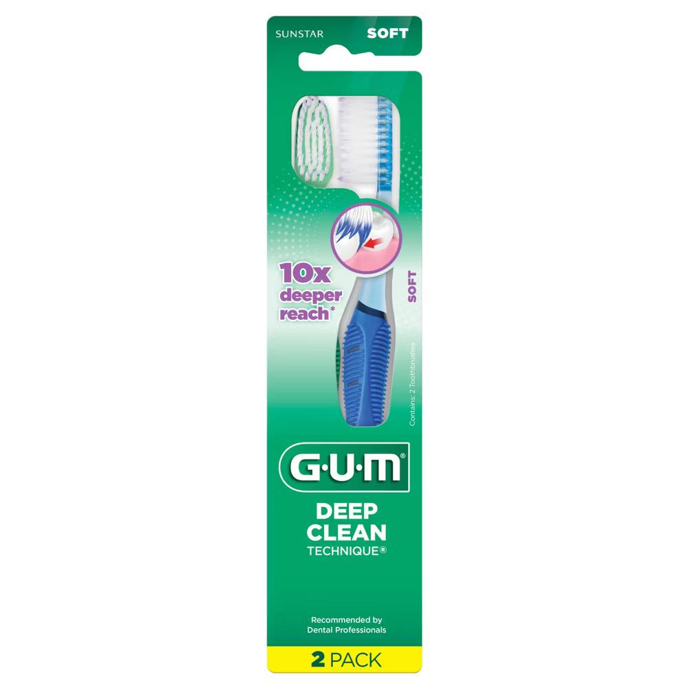 GUM Technique Deep Clean Toothbrushs - 2ct - Image 2