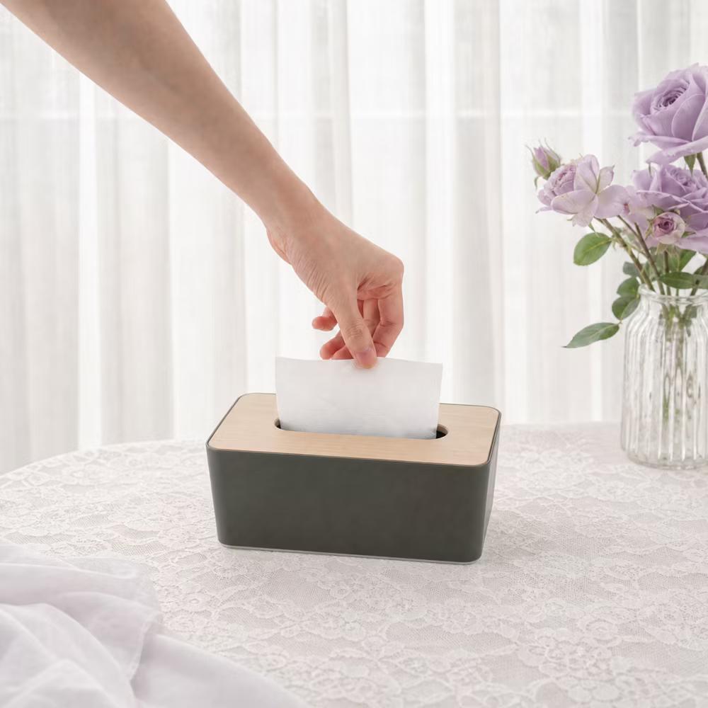 Wooden Lid Tissue Box Cover 1 Pc - Image 3