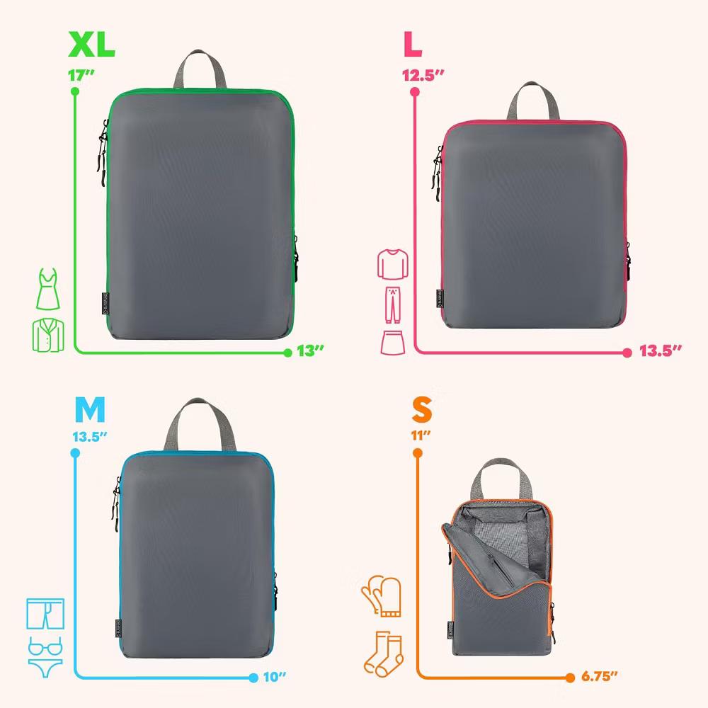 Blissford Compression Packing Cubes Travel, 4 Set - Image 10