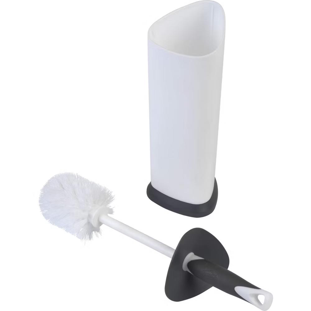 Covered Toilet Brush & Holder: Reusable, Cleaning Tools and Accessories, Porcelain Application - Image 7