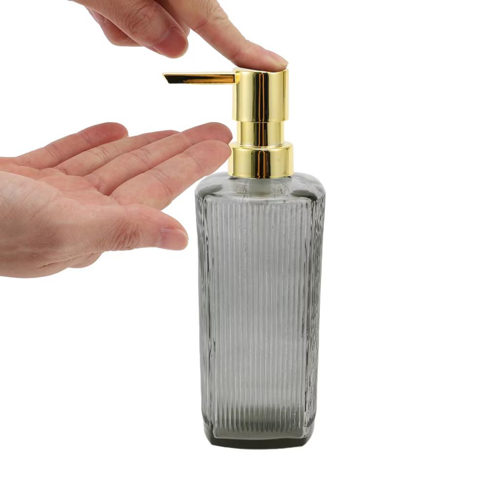 Classic Vertical Lines Soap Pump Dispenser for Bathroom 350ml 1 Pc - Image 27