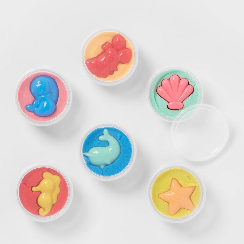 6ct Character Play Sand Party Favors - Kids Party Favor Multi-Colored Ages 4 - Image 2