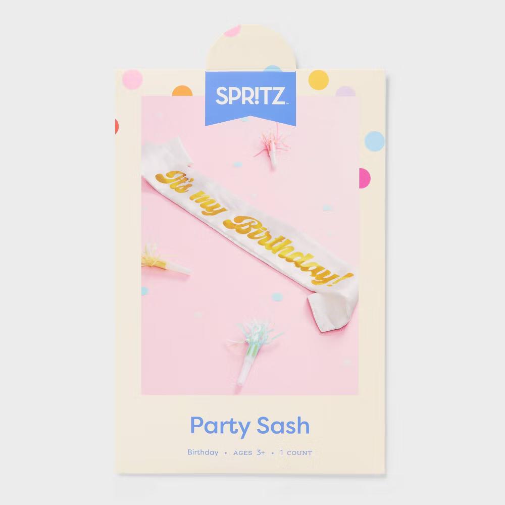 "It's My Birthday" Wearable Party Sash - Image 3
