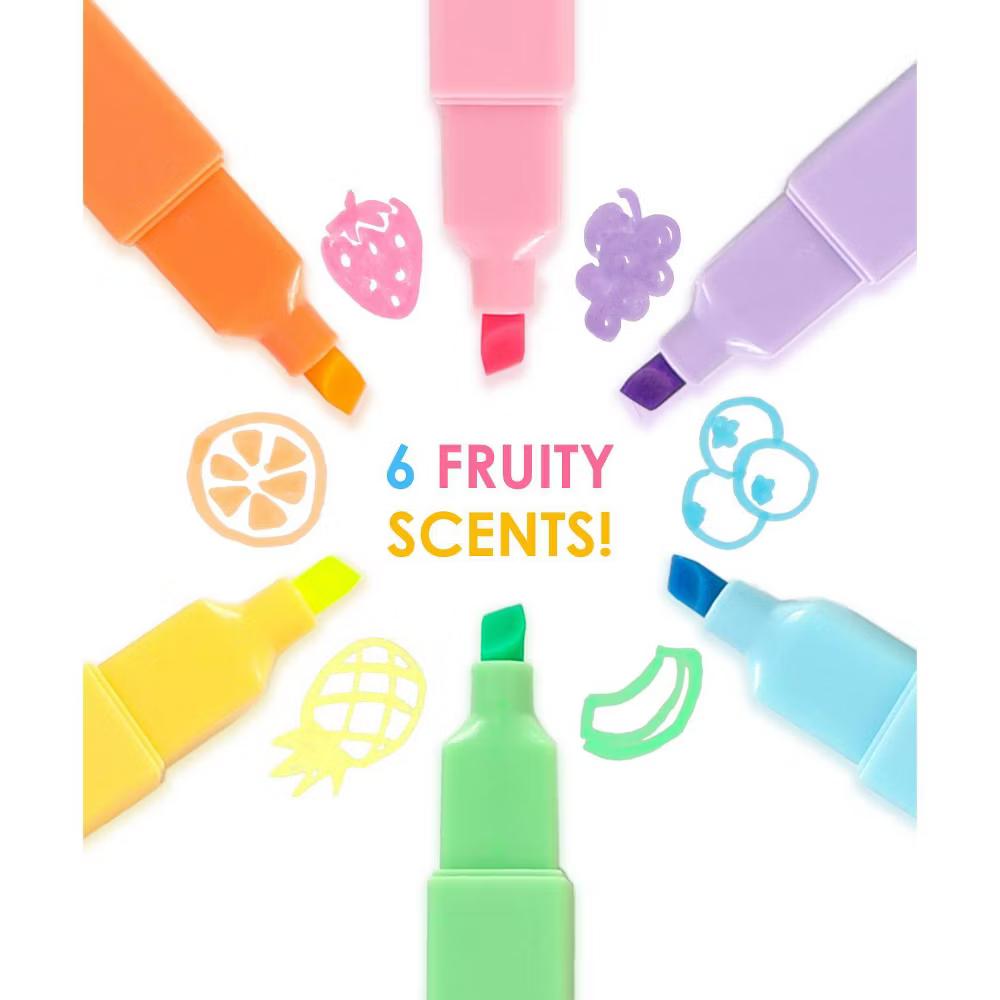 Grabie 6ct Scented Felt Tip Highlighter Set - Image 2