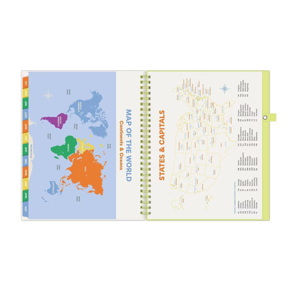 Blue Sky Your Year Elementary Weekly/Monthly Planner Wirebound 7"x9" Huxley Flowers - Image 12