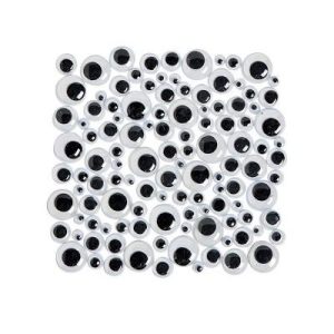 Fun Express Watch Them Wiggle Eyes Black Craft Supplies 500 Pieces