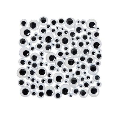 Fun Express Watch Them Wiggle Eyes Black Craft Supplies 500 Pieces