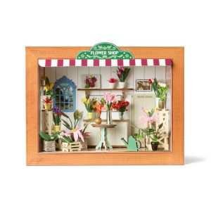 DIY 3D Miniature Flower Shop Craft Kit