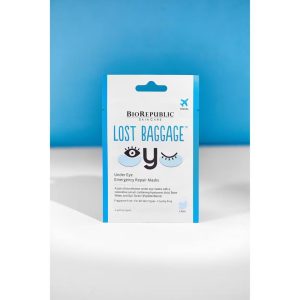 BioRepublic SkinCare Lost Baggage Eye Mask - 0.34oz: Moisturizing Patch, Hyaluronic Acid, Sensitive Skin, Unscented