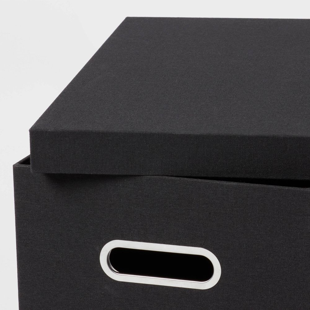 Canvas Hanging File Organizer with Lid - Image 4