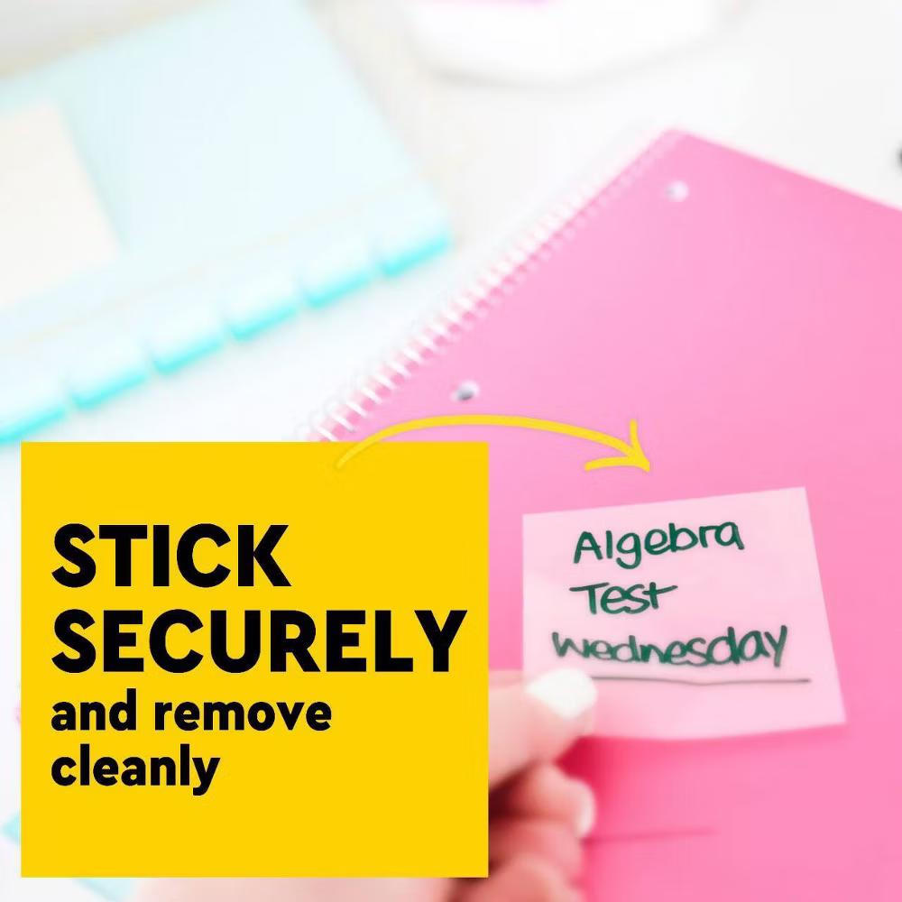 3"x6" Transparent Sticky Notes 36 Sheets - Image 2