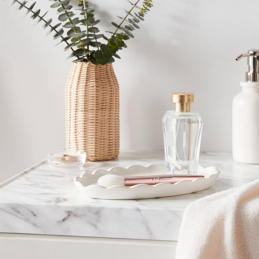 New Traditional Ceramic Bath Tray - Image 2