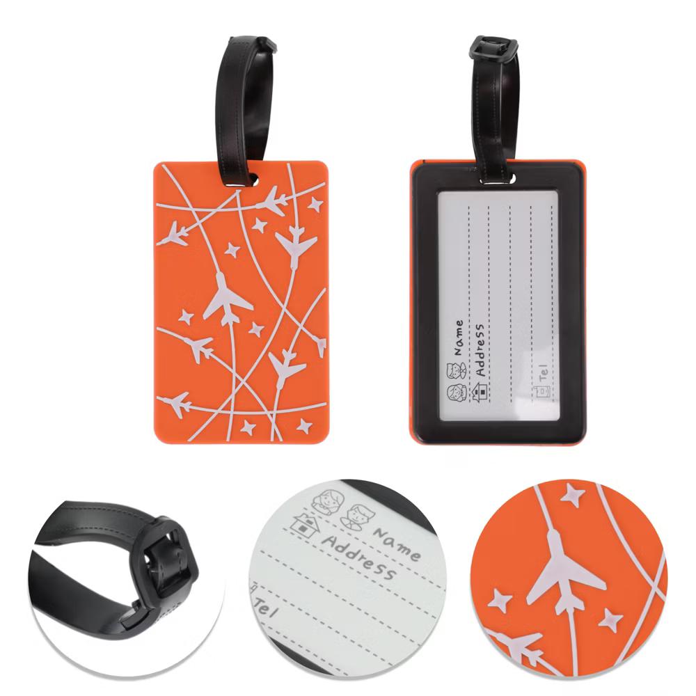 Airplane Lines Pattern Luggage Tag 1 Pc - Image 8