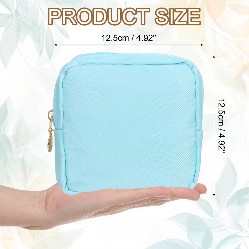 Storage Organize Travel Mini Cute Square Makeup Bag - Image 21