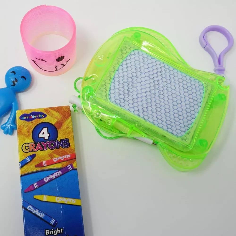 4E’s Novelty 12-Pack Mini Drawing Board Keychains – Erasable Doodle Pads for Kids Party Favors & Classroom Use - Image 7