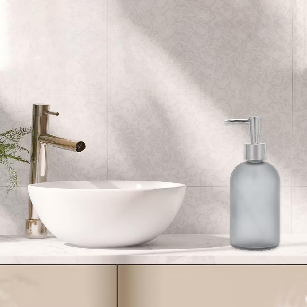Reusable Cylinder Frosted Soap Dispenser 1 Pc - Image 21