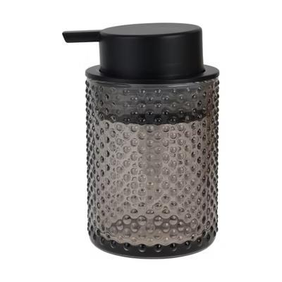 Stylish Pump Soap Dispenser Gray Black 1 Pc - Image 3