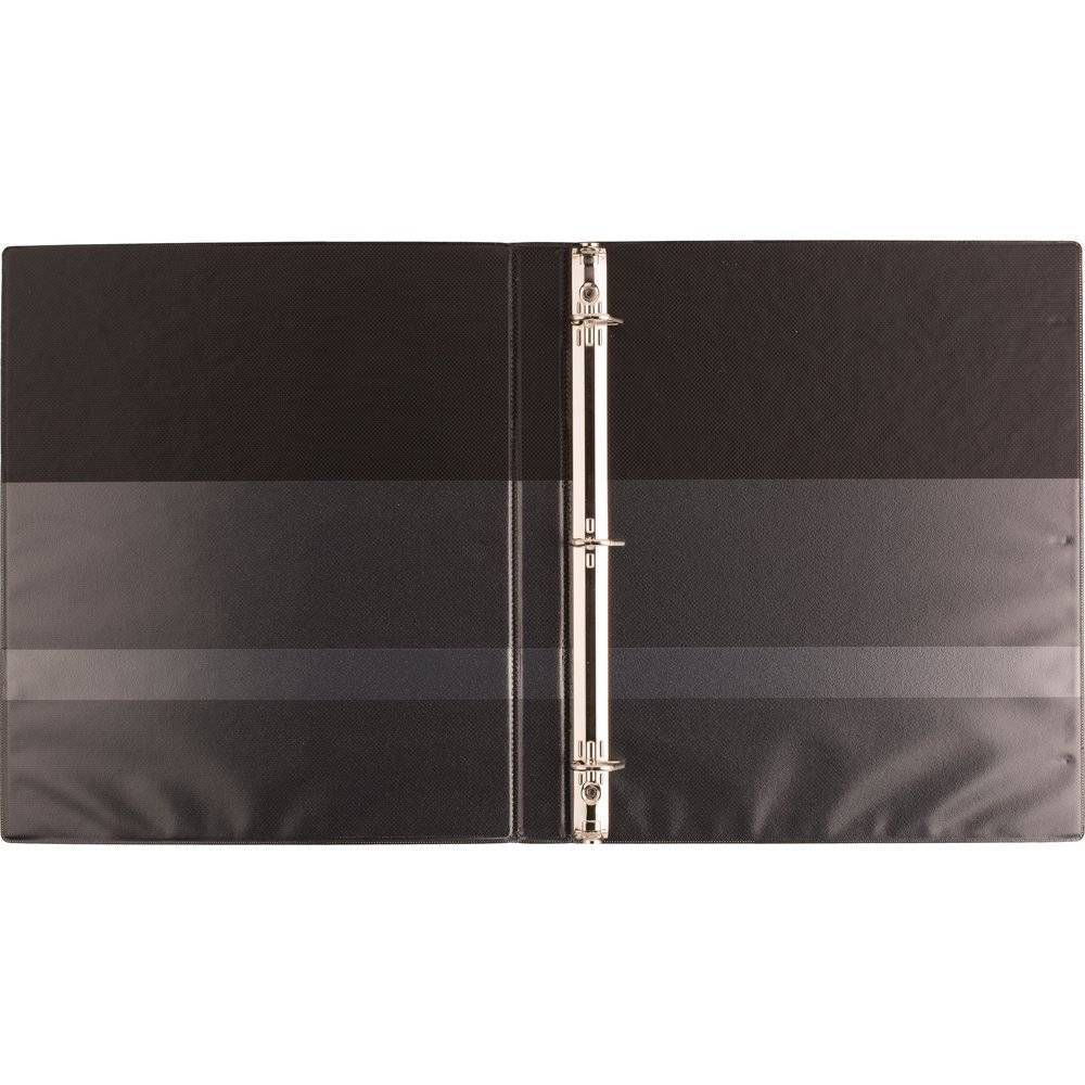 0.5" Ring Binder Clear View Black - Half Inch, 120 Sheet Capacity, 4 Pockets, Hard Cover - Image 4